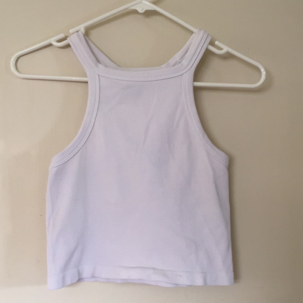 White crop top